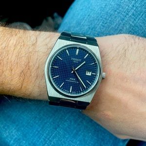 Tissot Powermatic 80 PRX Blue Dial 40 mm